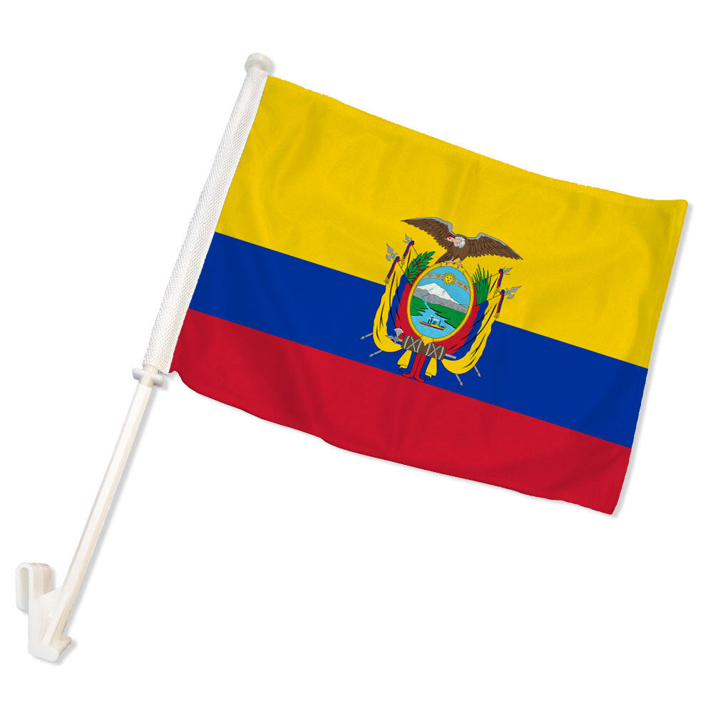 Ecudor Double-Sided Car Flag
