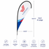 Custom Teardrop Flag Kit