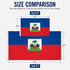 Haiti Heritage Flag Bundle (3-Piece Set) - (1) 3x5ft & (2) 2x3ft Polyester Flags - Vibrant Colors & Durable Grommets - Perfect for Parades, Home Decor & Events