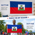 Haiti Heritage Flag Bundle (3-Piece Set) - (1) 3x5ft & (2) 2x3ft Polyester Flags - Vibrant Colors & Durable Grommets - Perfect for Parades, Home Decor & Events
