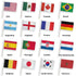 World Cup 2026 Core Flag Set – 16 Countries (12x18in)