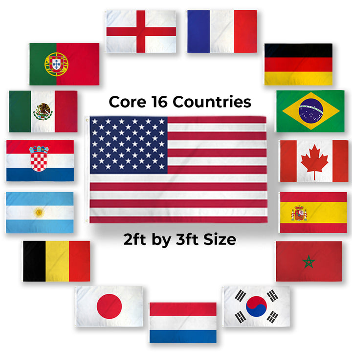 Best World Cup Flags, Sets & Fan Gear Online | Flags Importer