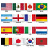World Cup 2026 Core Flag Set – 16 Countries (3x5ft)