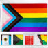 Progress Pride Embroidered Flag 3x5ft