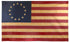 Betsy Ross Vintage Embroidered Home Banner Oxford Poly 3x5ft