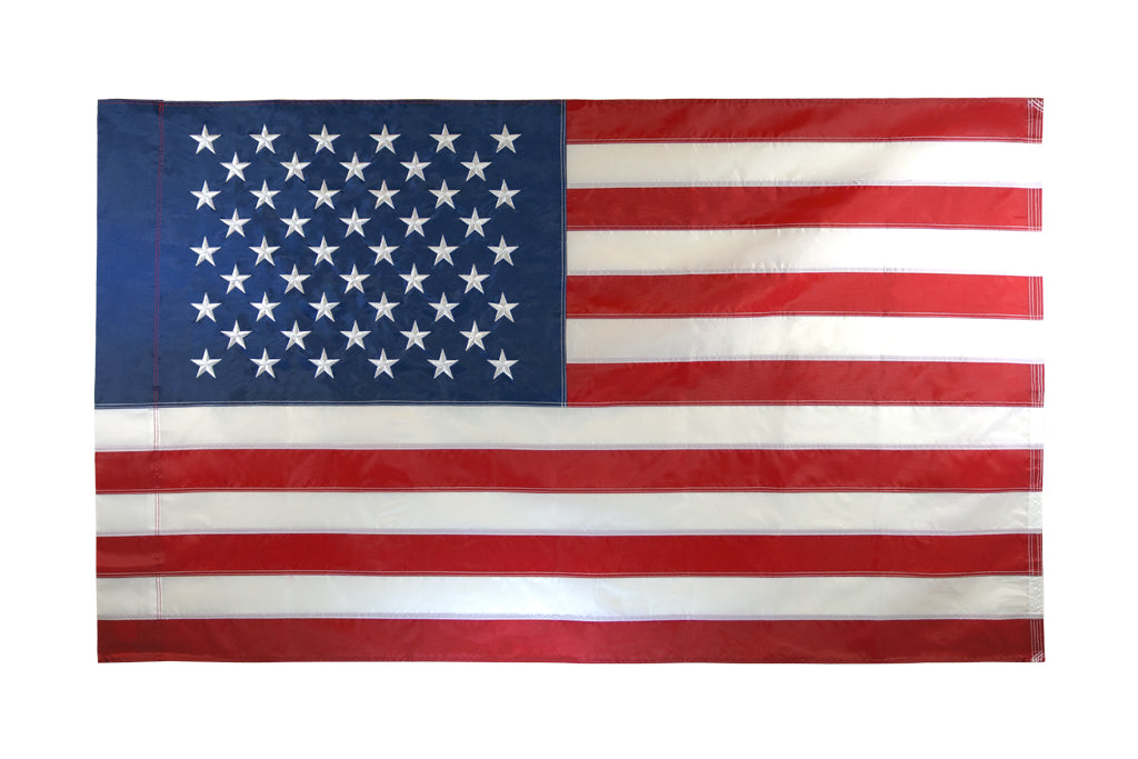 USA Embroidered Home Banner Oxford Poly 3x5ft