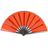 Transparent Glitter Red X-Large Hand Fan