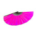 Transparent Glitter Hot Pink X-Large Fan