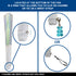 Iridescent Opal Light X-Large Hand Fan