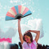 Transgender Glitter X-Large Hand Fan