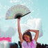 Metallic Silver X-Large Fan