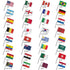 World Cup 2026 Full 32 Flag Set – 32 Countries (4x6in)