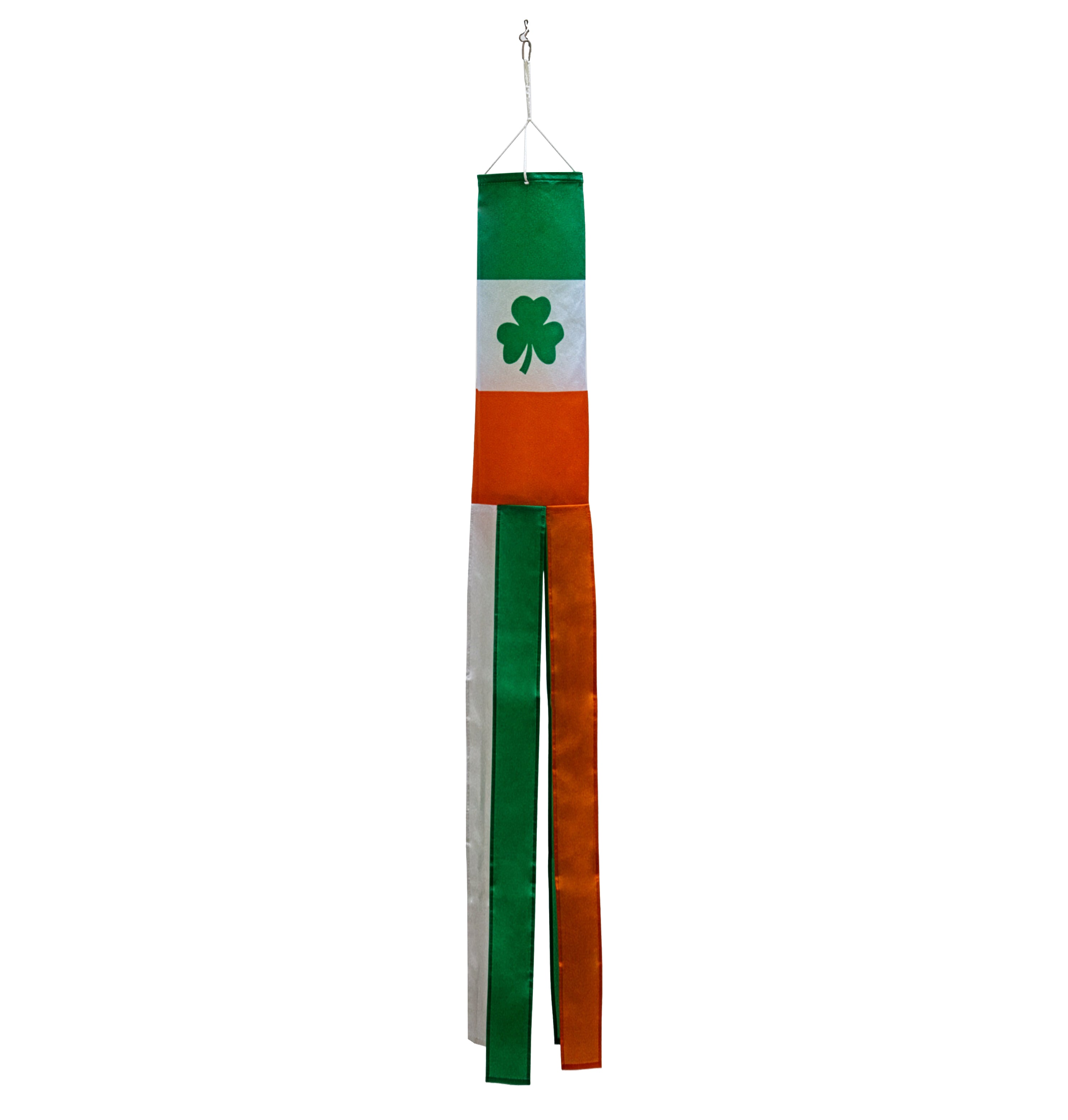 Ireland (Clover) Super Shiny Poly 5ft Windsock