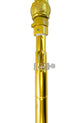 8ft 2pc Gold Aluminum Pole (Gold Eagle)
