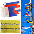 40-Piece International Code of Signal Flag Set (12x18") – With Rope & Toggle Ties