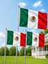 Mexico Flag Bundle (3-Piece Set) - (1) 3x5ft & (2) 2x3ft Polyester Flags - Vibrant Colors & Durable Grommets - Perfect for Parades, Home Decor & Events