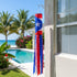 Puerto Rico Super Shiny Poly 5ft Windsock