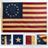 Betsy Ross Vintage Embroidered Oxford-Poly 3x5 Flag