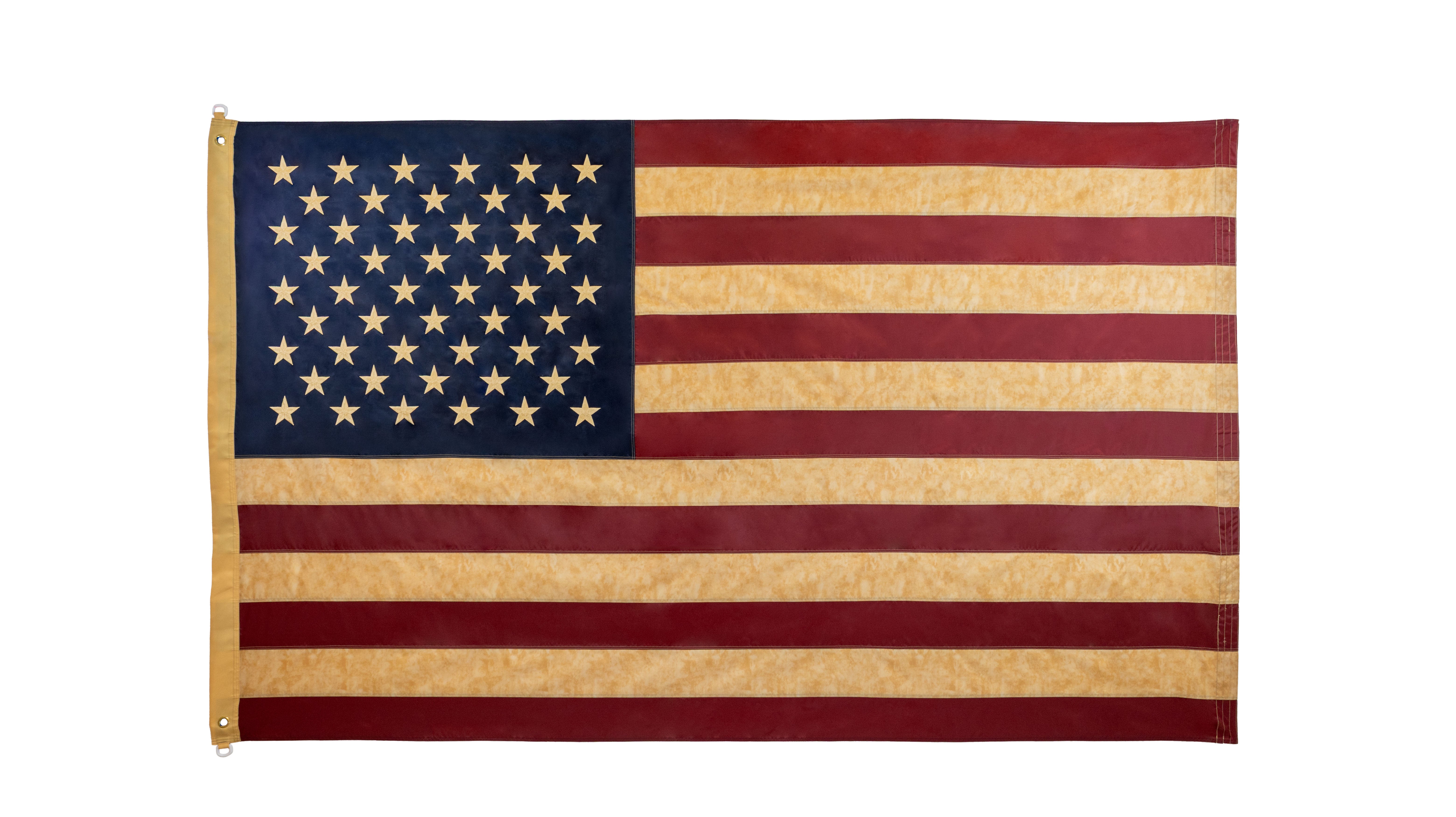 USA Vintage Embroidered Oxford-Poly 6x10ft Flag