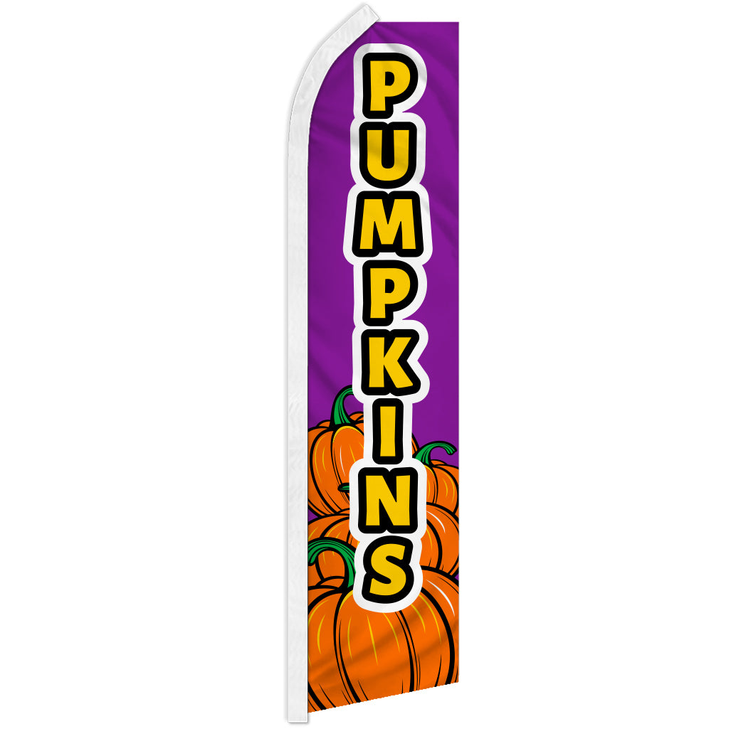Pumpkins (Purple) Super Flag
