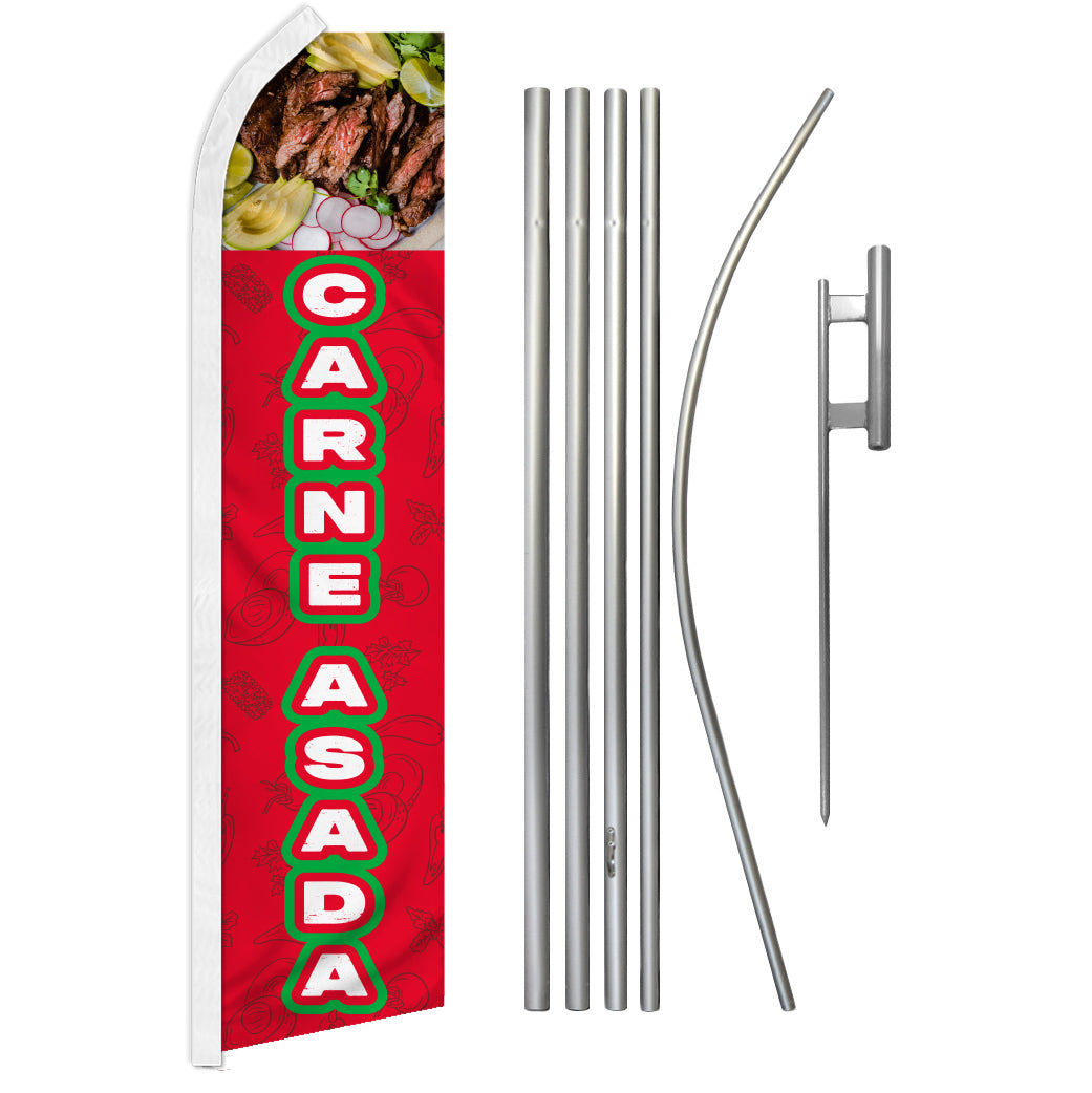 Carne Asada (Red) Super Flag Kit