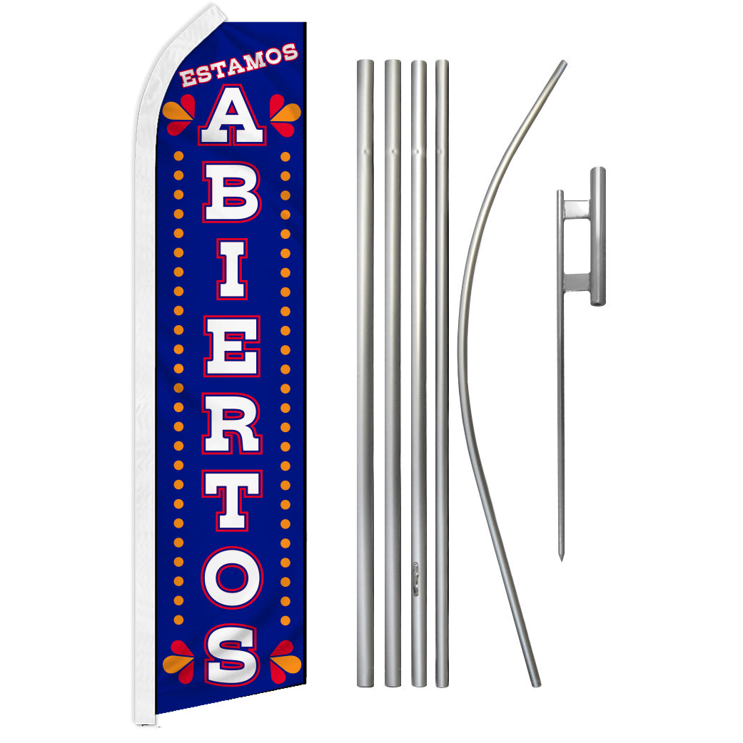 Estamos Abiertos Super Flag Kit