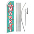 Flea Market (Flowers) Super Flag & Pole Kit