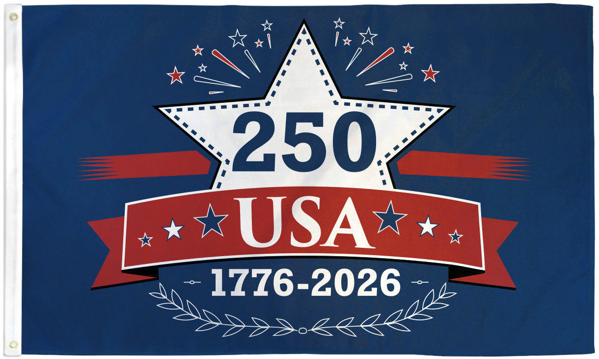 250 USA (Stars) 3x5ft Flag
