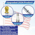 5ft Spinning Stabilizer Flag Pole & Adjustable Bracket Kit (Silver)