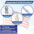 6ft Spinning Stabilizer Flag Pole (White Pole with Silver Ball Top)