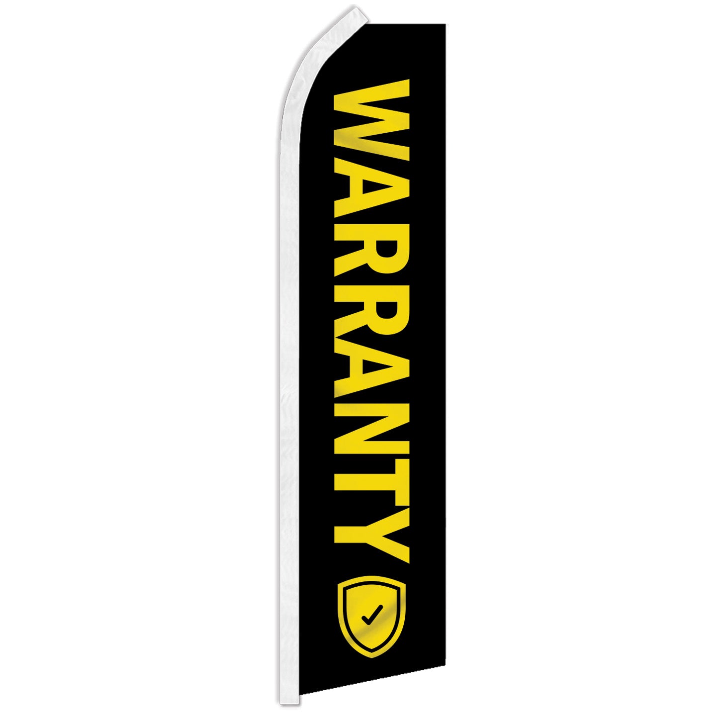 Warranty (Black) Super Flag