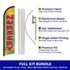 Nursery Windless Banner Flag & Pole Kit