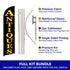 Antiques Windless Banner Flag & Pole Kit
