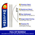 Welcome (Happy Face) Windless Banner Flag & Pole Kit