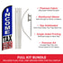 Income Tax Service Windless Banner Flag & Pole Kit