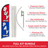 Buy Here Pay Here Windless Banner Flag & Pole Kit