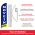 Move In Special (Blue) Windless Banner Flag & Pole Kit