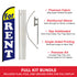 For Rent Windless Banner Flag & Pole Kit