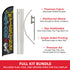 Tattoos & Piercings Windless Banner Flag & Pole Kit