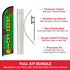 Local Grown Fruit Windless Banner Flag & Pole Kit