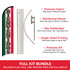 Bienvenidos Windless Banner Flag & Pole Kit