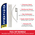 Available Now! Windless Banner Flag & Pole Kit