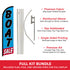 Boat Sale Windless Banner Flag & Pole Kit
