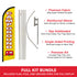 Campground Windless Banner Flag & Pole Kit
