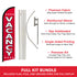 Vacancy Windless Banner Flag & Pole Kit