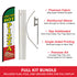 Fresh Hot Pizza Windless Banner Flag & Pole Kit