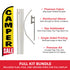 Camper Sale Windless Banner Flag & Pole Kit