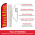 Breakfast Windless Banner Flag & Pole Kit