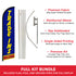 Trade Ins Welcome Windless Banner Flag & Pole Kit