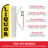 Liquor Windless Banner Flag & Pole Kit